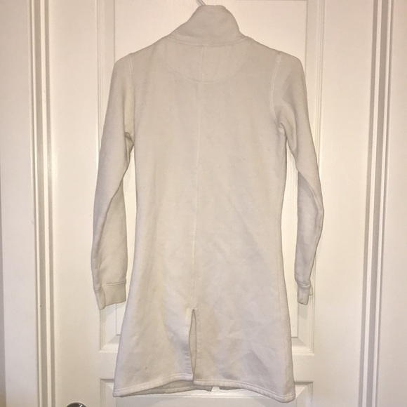 🧵 One Tooth White Long Zipper Jacket - Picture 2 of 2